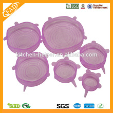 2014 Highly Welcomed Food Grade Kitchen Universal Silicone Stretch Food Lids
